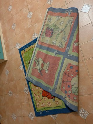 Alfombra infantil animales músicos 118x170cm