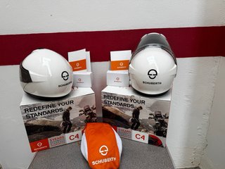 2 Cascos Schuberth C4 con Intercomunicadores