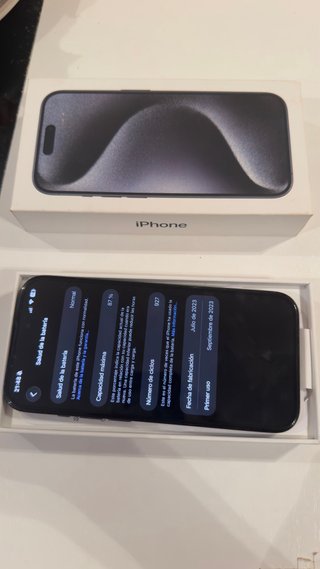 iPhone 15 Pro 128GB Negro
