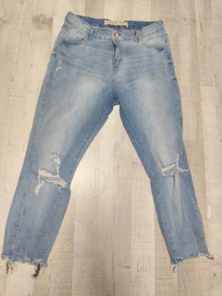 Vaqueros Mujer Azul