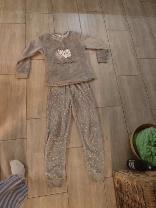 Pijama de Niña Gris