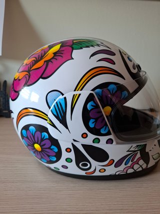 Casco Moto Infantil semi nuevo 8-12 años