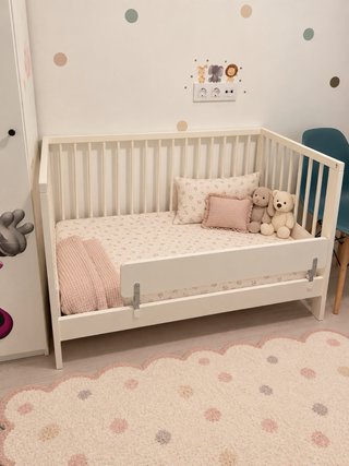 Cuna Ikea convertible en cama