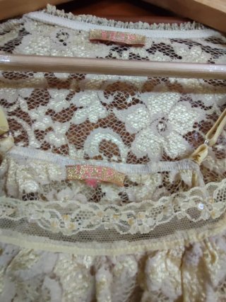 Conjunto de Encaje Beige