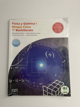 Física y Química I, 1º Bachillerato