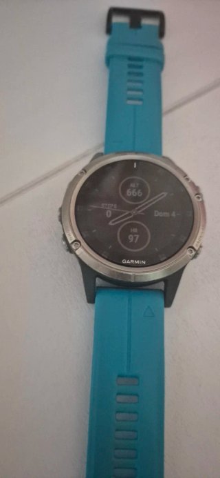 Reloj Garmin Fenix 5 Plus Naranja/Plata