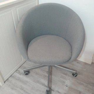 Silla de escritorio Ikea gris