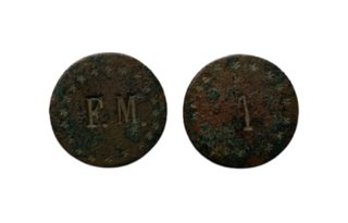 Ficha de casino Siglo XVIII-XIX