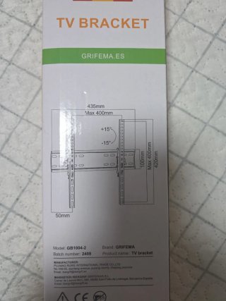 Soporte TV Grifema GB1004-2