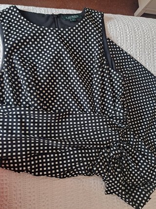 Vestido Ralph Lauren Talla 12 Negro