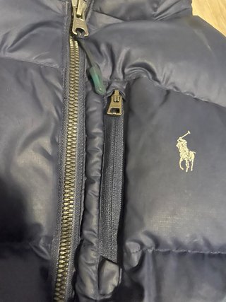 Abrigo plumífero Ralph Lauren azul