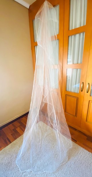 VELO DE NOVIA CLÁSICO MODELO CATEDRAL