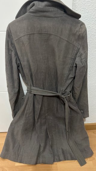 Abrigo pana gris Talla XL