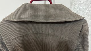 Abrigo pana gris Talla XL