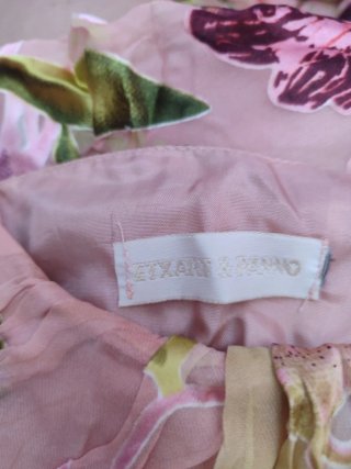 Vestido de seda con estampado floral