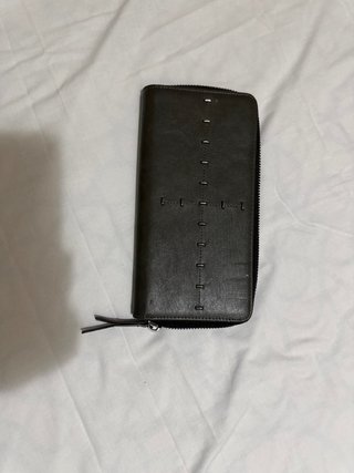 Cartera Zara Hombre Verde Militar Cremallera