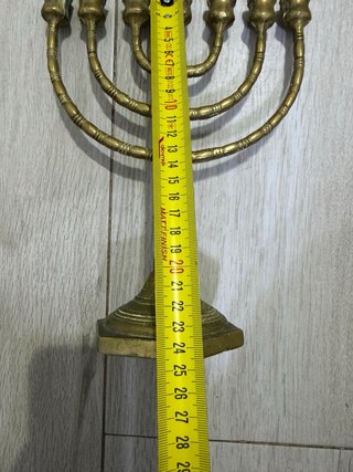 Candelabro 7 brazos de bronce