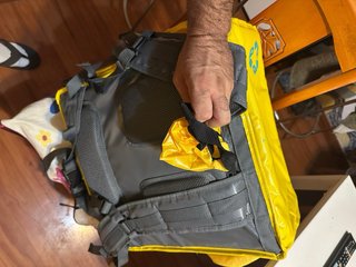 Mochila térmica Glovo amarilla
