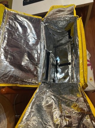 Mochila térmica Glovo amarilla