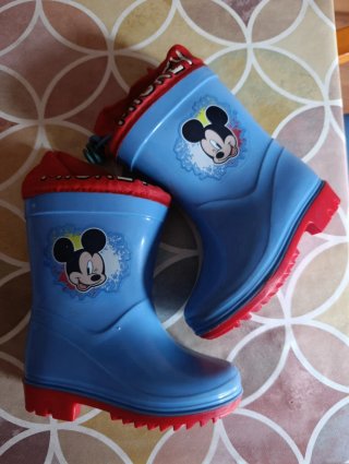 Botas de agua Mickey Mouse talla 22