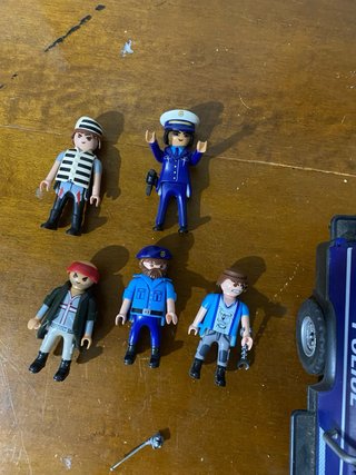 Lote 2 coches policía Playmobil