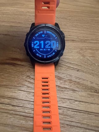 Garmin Fenix 7X Sapphire Solar Negro/Naranja