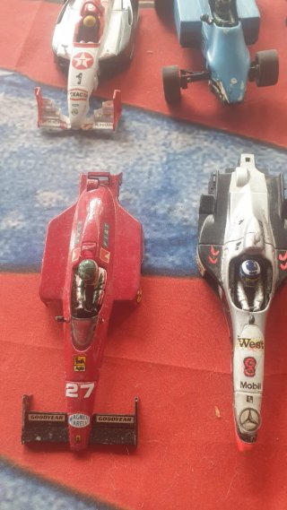 Lote Coches Scalextric y Piezas