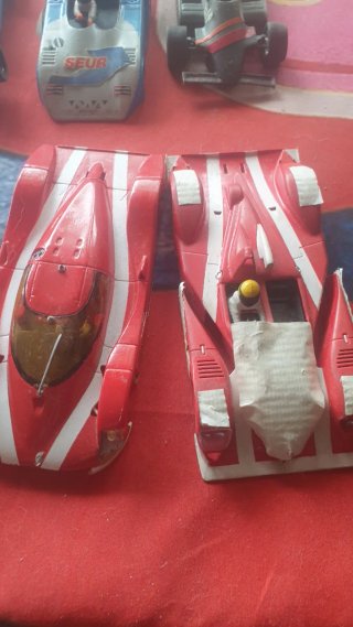Lote Coches Scalextric y Piezas