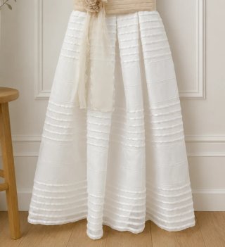 Traje Comunión Diseñadora Niña Blanco