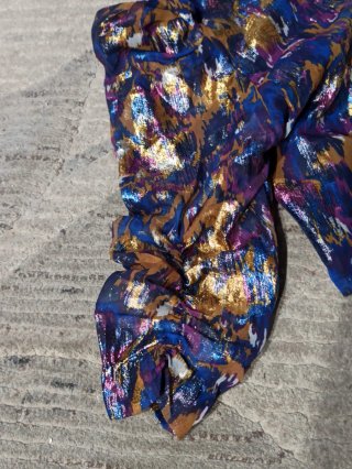 Blusa elegante de Fiesta Estampada