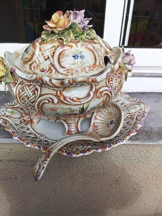 Sopera de Cerámica Decorativa