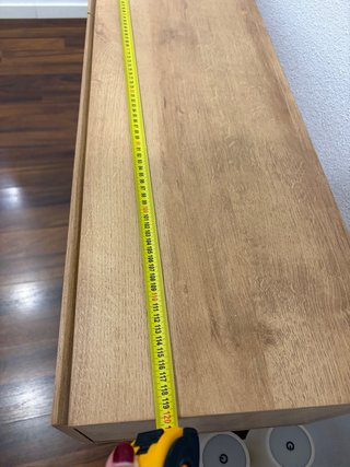 Mueble de entrada madera y metal