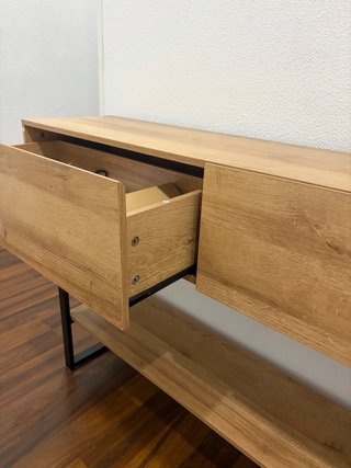 Mueble de entrada madera y metal