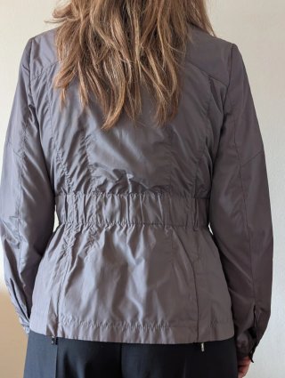Chaqueta de entretiempo gris piedra