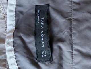 Chaqueta de entretiempo gris piedra