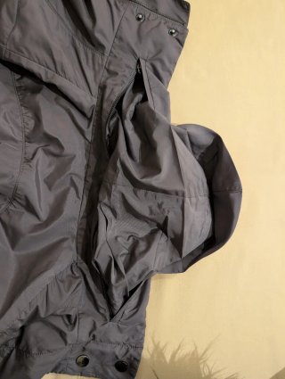 Chaqueta de entretiempo gris piedra