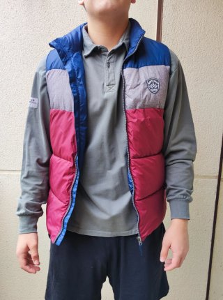 Chaleco acolchado multicolor talla 15-16