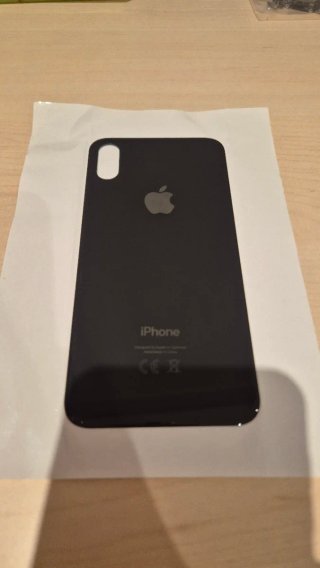 Tapa trasera iPhone X Negra