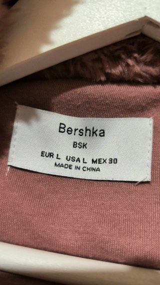 Sudadera rosa pelo con capucha