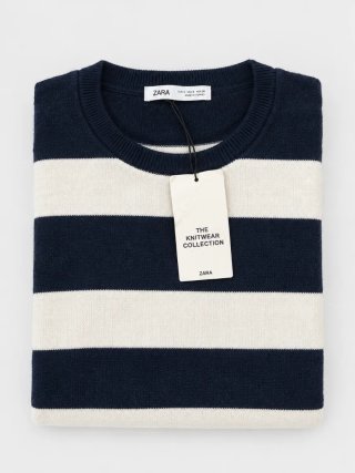 Jersey Zara Rayas Marineras Nuevo con Etiqueta M