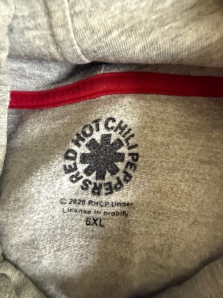 Sudadera Red Hot Chili Peppers Gris