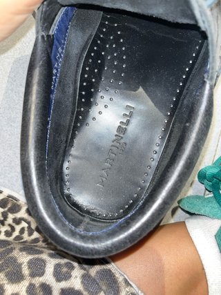 Zapatos náuticos Martinelli azul oscuro