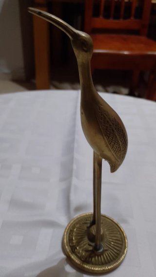 Figura de Pájaro en Bronce