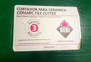 Cortadora de azulejos RUBI TS-60 66 cm + Maletín
