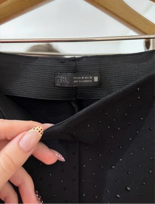 Pantalón Campana Negro