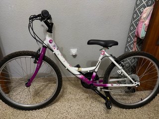 Bicicleta 24 pulgadas infantil niña