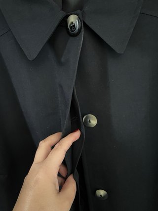 Gabardina El Corte Inglés Talla 60 Negra