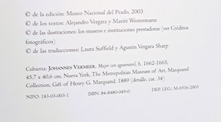 Libro Vermeer y el Interior Holandés - Prado