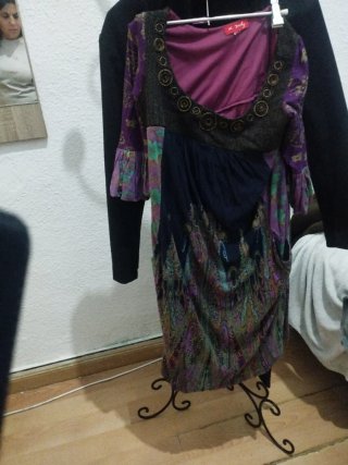 Vestido estampado Zara talla M