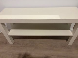 Mueble TV Blanco con Balda